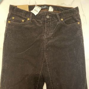NWT J. Crew brown corduroy jeans
